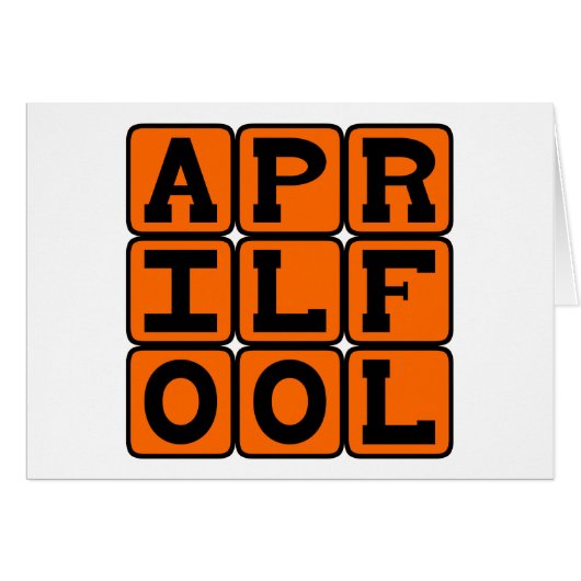 April Fool Cards (Front Horizontal)