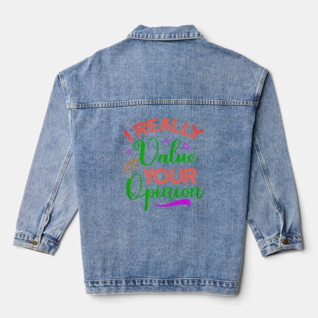 April Fools Day 2024 Denim Jacket (Back)