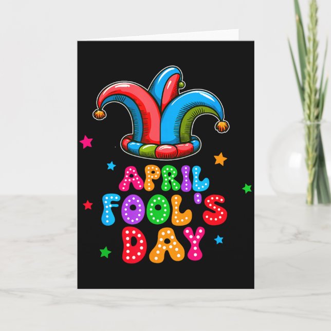 April Fool's Day April 1st Prank Joke Funny Gift  Card (Front)