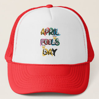 April Fools day April first Color Trucker Hat