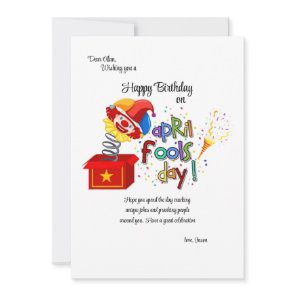 April Fools Day Card