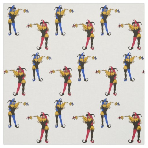 April Fool's Day Court Jesters Fabric