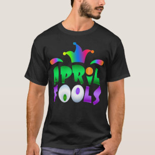April Fools Day Funny Modern Jester T-Shirt
