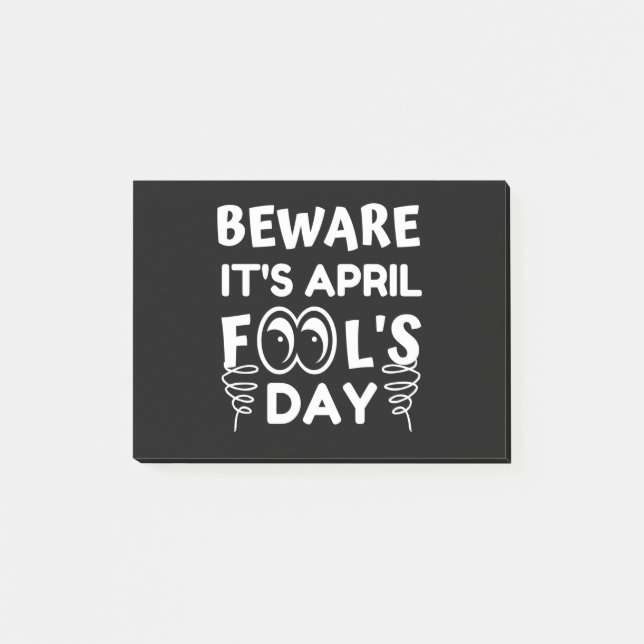 April Fool's Day Funny Post-it Notes (Front)
