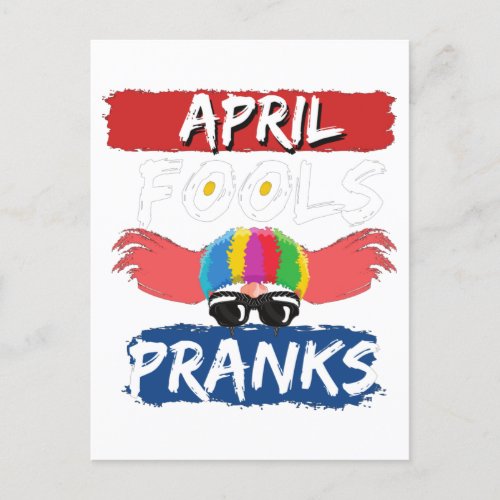 April fools Day Holiday Postcard