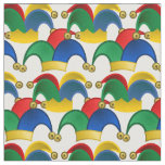 April Fool's Day Jesters Hats Pattern Fabric