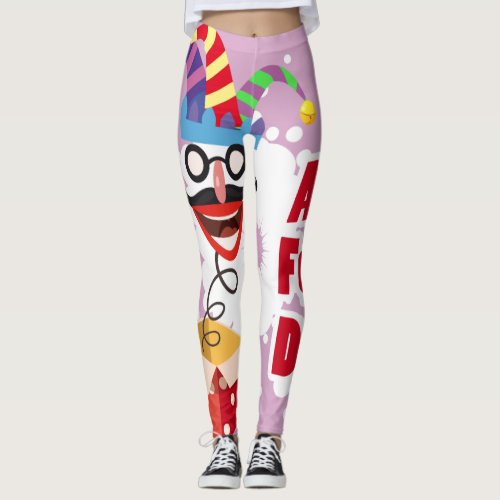 April Fools Day Leggings