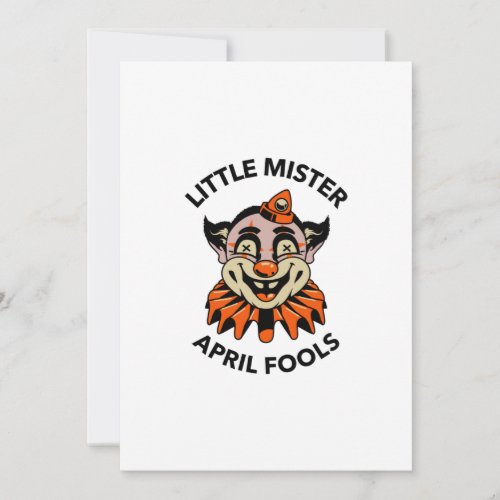 April fools day little mister april fools holiday card