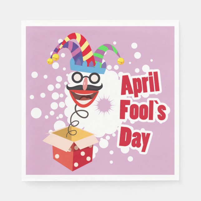 April Fools Day Napkins (Front)