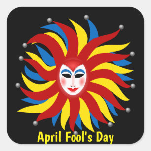 April Fool's Day of pranks Square Sticker