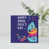 April Fool's day Paper Plate (Standing Front)