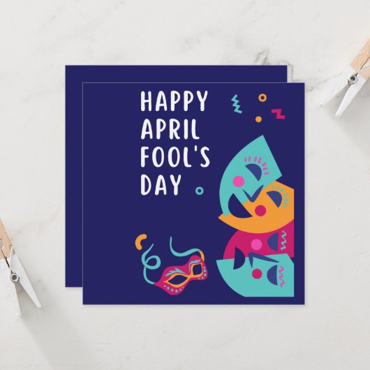 April Fool's day Paper Plate (Front/Back In Situ)