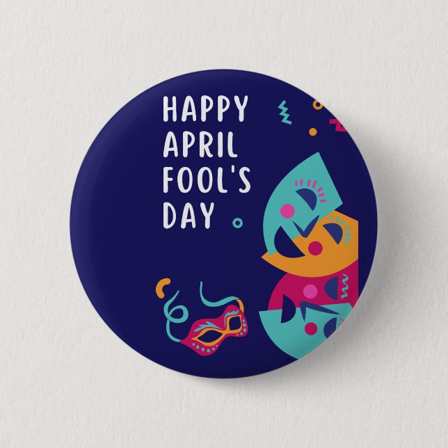  April Fool's day  Paper Plate Button (Front)