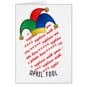 April Fool's Day Photo Card (Front)