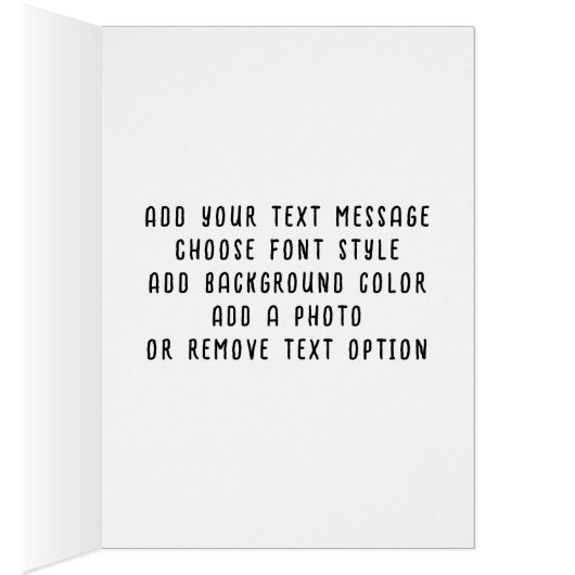 April Fool's Day Photo Card (Inside (Right))