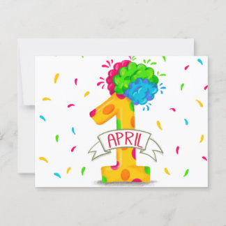 April Fools Day Postcard