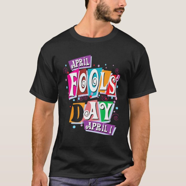 April Fools Day Pranks Kit 1st April Jokes Kids Ad T-Shirt (Front)