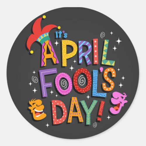 April Fools Day Sticker