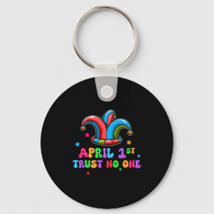 April Fool's Day Trust April 1st Prank Joke Gift Keychain
