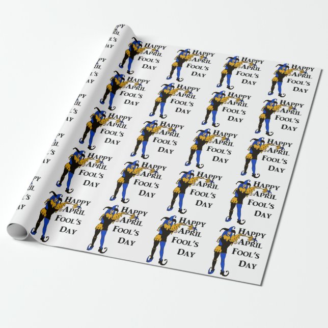 April Fool's Day Wrapping Paper (Unrolled)