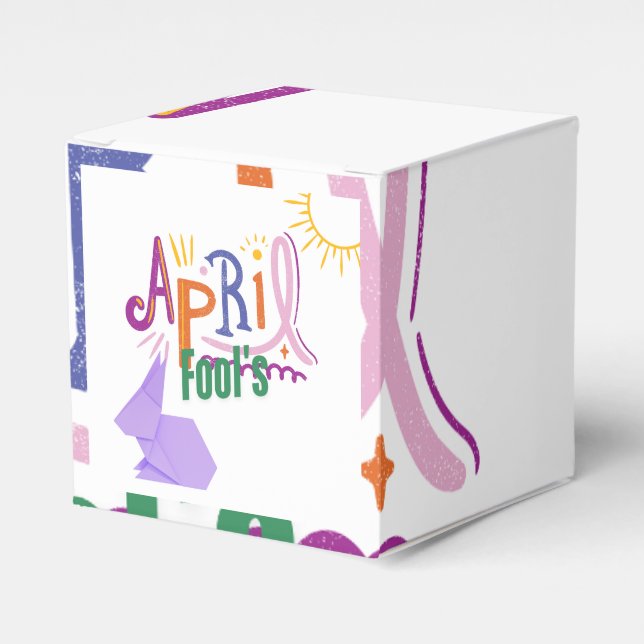April Fool's Favor Boxes (Front Side)