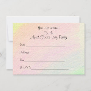 April Fools - Invitation