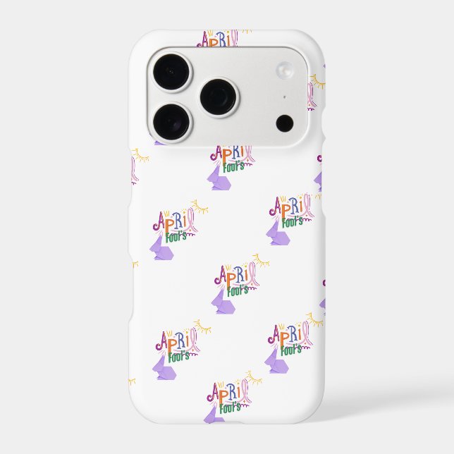 April Fools'  Iphone Case (Back)