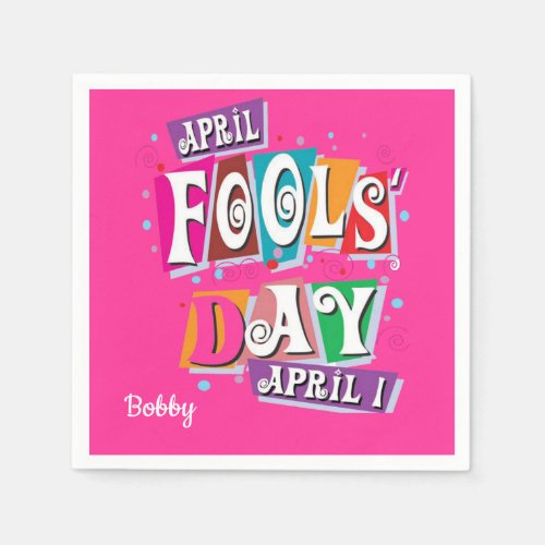 April Fools Paper Napkins