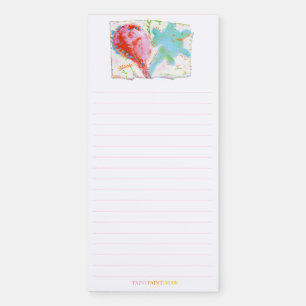 April Heart Magnetic Notepad