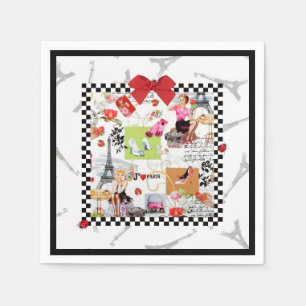 April in Paris 1 Napkins