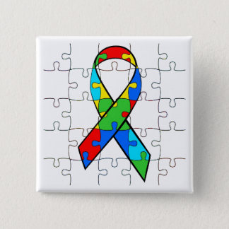 April is Autism Awareness Month Button