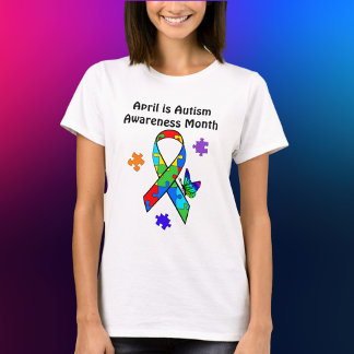 April is Autism Awareness Month  T-Shirt