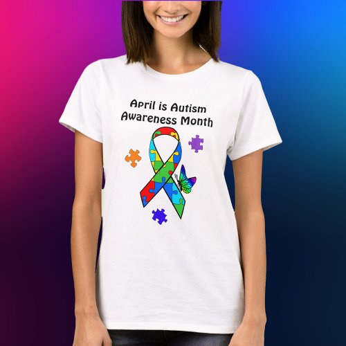April is Autism Awareness Month  T_Shirt