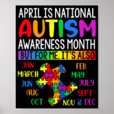 April is National Autism Awareness Month Poster by Douxie Grimo - Fine Art  America