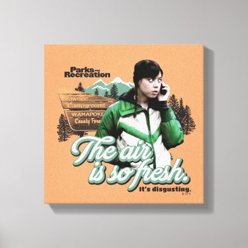 April Ludgate The Air Is So Fresh Canvas Print