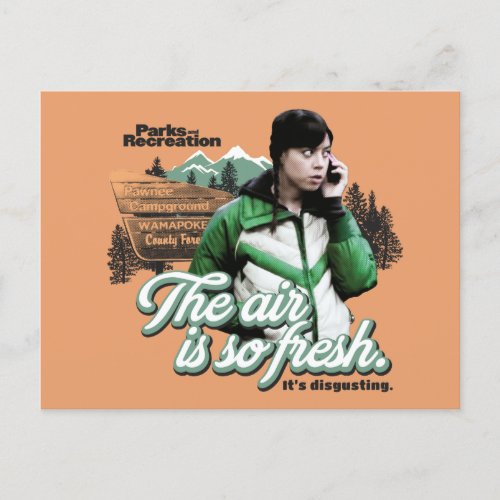 April Ludgate The Air Is So Fresh Postcard