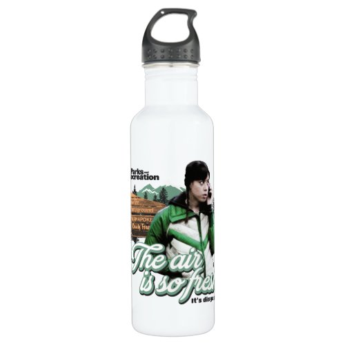 April Ludgate The Air Is So Fresh Stainless Steel Water Bottle