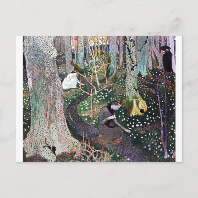 April, Maurice Denis Postcard (Front)