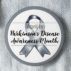 April Parkinson's Disease Awareness Month Button
