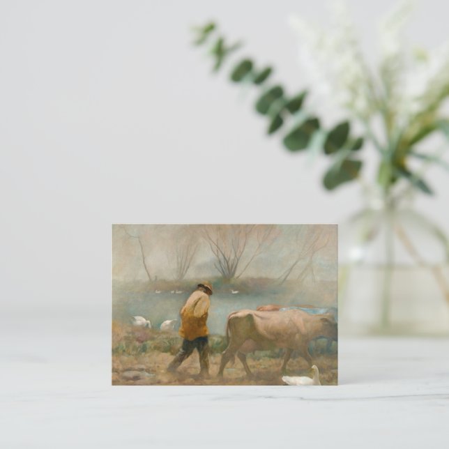 April Rain by Newell Convers Wyeth Note Card (Standing Front)