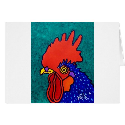 April Rooster Cards (Front Horizontal)