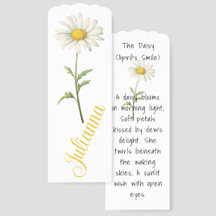 April’s Echo in Daisy Light Bookmarks