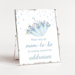 April Shower Bring May Flowers Envelope Station Poster
