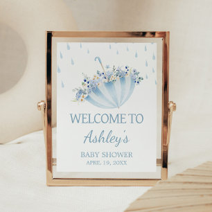 April Shower Bring May Flowers Shower Welcome Sign
