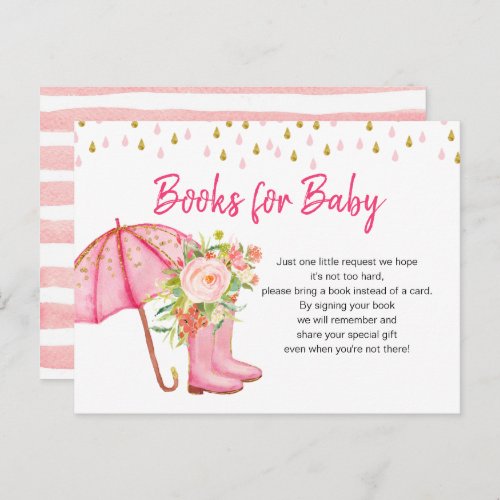 April Showers Bring May Flowers Books for Baby Postcard