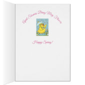 APRIL SHOWERS BRING MAY FLOWERS SPRING CARD verse (Inside (Right))