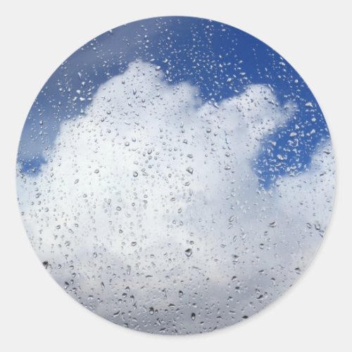 April Showers Classic Round Sticker