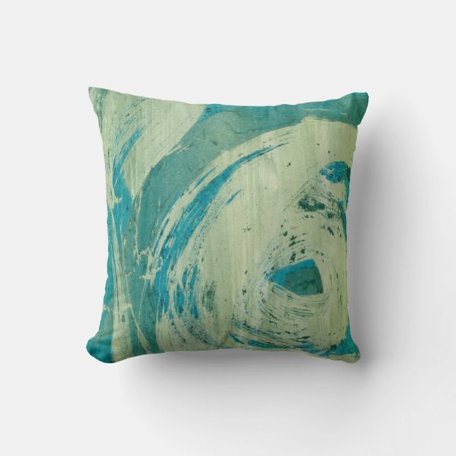 April Showers II Throw Pillow (Front)