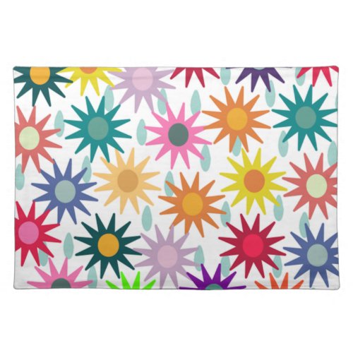 April Showers May Flowers Cloth Placemat