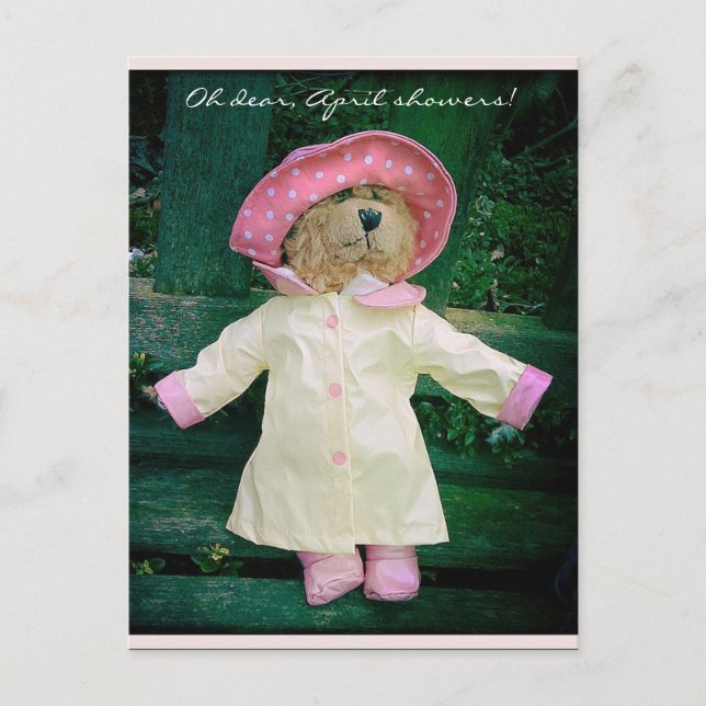 April Showers Postcard (Front)